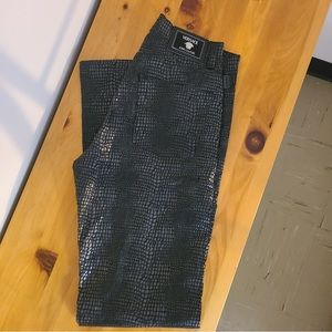 RARE EUC Versace Snakeskin Jeans Couture